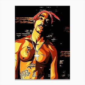 Tupac Canvas Print