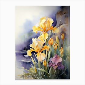 Iris Painting Canvas Print