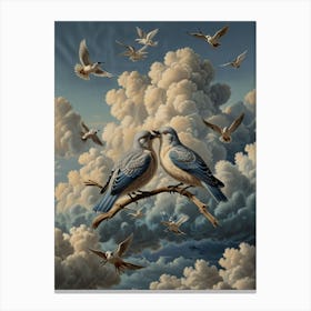 Birds In The Sky Canvas Print