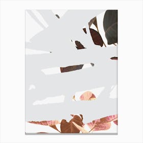 Abstract Of Leaves Canvas Print