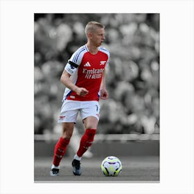 Oleksandr Zinchenko Of Arsenal Canvas Print