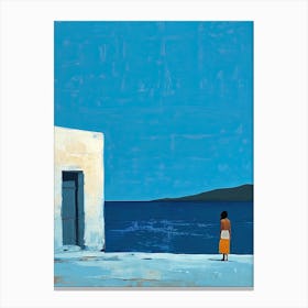 Patras Peace: A Minimalist Vision, Greece Canvas Print