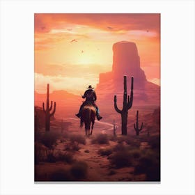 Cowboy Canvas Print