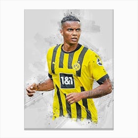 Manuel Akanji Switzerland Canvas Print