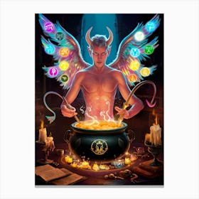 Tarot Card Drawing Canvas Print