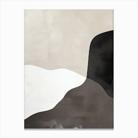 Mellow Horizons Minimalist Style Canvas Print