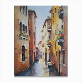 Venice Canal Canvas Print