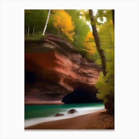 Sandstone Cave Canvas Print