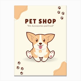 Pet Shop Canvas Print