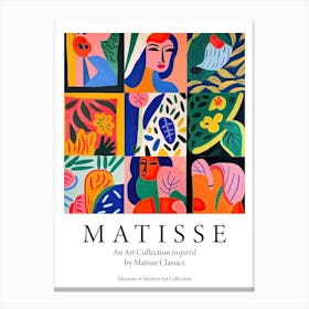 Botanical Study, The Matisse Inspired Art Collection Poster Canvas Print