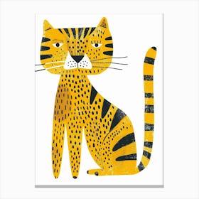 Yellow Bengal Tiger 3 Canvas Print