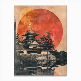 Nijo Castle In Kyoto Mid Century Modern 1 Canvas Print