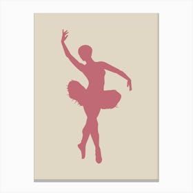 Ballerina Silhouette Stampe su tela