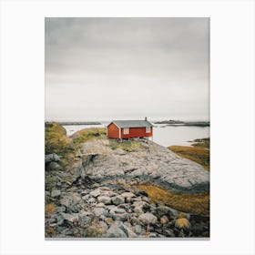 Nordic Fishing Hut Canvas Print
