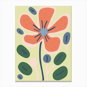 Poppy Flower Canvas Print