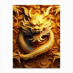 Golden Dragon 1 Canvas Print