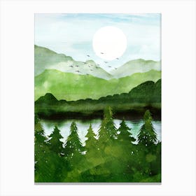 Forest Morning Canvas Print