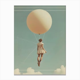 Girl With A Balloon Canvas Print