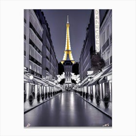 Art Deco Paris Canvas Print