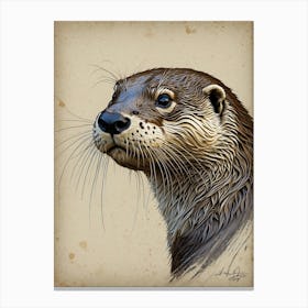 Otter 1 Canvas Print