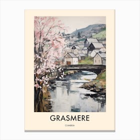 Grasmere (Cumbria) Painting 3 Travel Poster Canvas Print