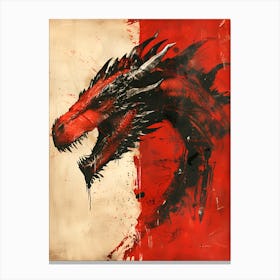 Red Dragon Canvas Print