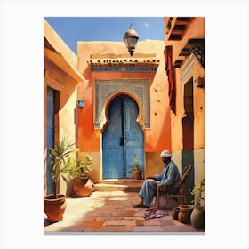 Morocco Afternoon Art Print 0 Canvas Print