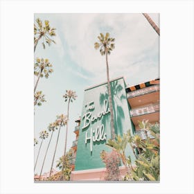 Beverly Hills Hotel Scenery Canvas Print