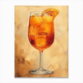 Aperol Spritz Art Print 164 Canvas Print