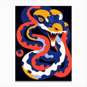 Snake Head Canvas Print
