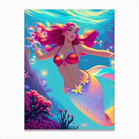 Mermaid 28 Canvas Print