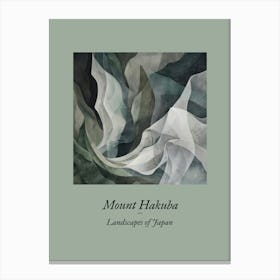 Landscapes Of Japan Mount Hakuba Canvas Print