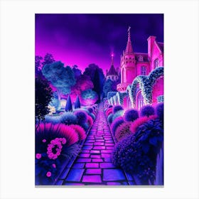 Fairy Garden At Night Canvas Print