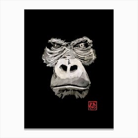 Angry Gorilla Canvas Print