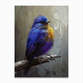 Blue Bird 11 Canvas Print