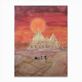 Caravane to Bagdad Canvas Print