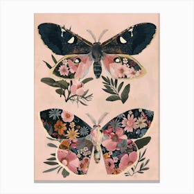 Butterfly Symphony William Morris Style 3 Canvas Print