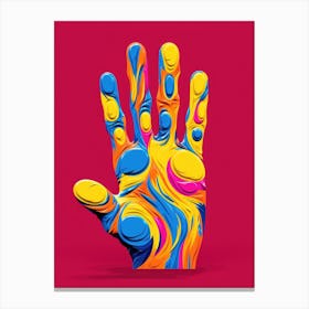Abstract Hand Painting Canvas Print