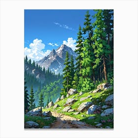 Mountain Landscape 5 Canvas Print