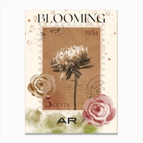 Blooming Rose Canvas Print