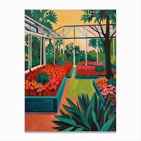 Greenhouse Garden Canvas Print