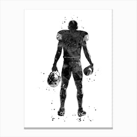 American Football Player 3 Canvas Print