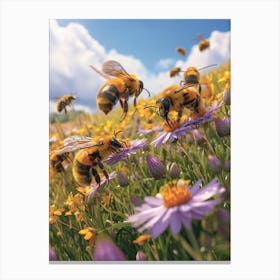 Cuckoo Bee Storybook Illustration 16 Canvas Print