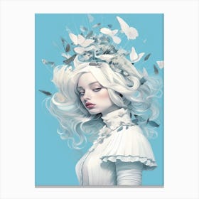 Alice In Wonderland High Fashion Canvas Print