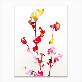 Florescence Red Canvas Print