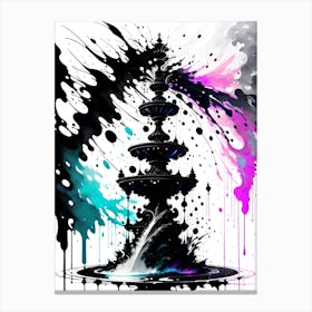 Splatter Painting 9 Canvas Print