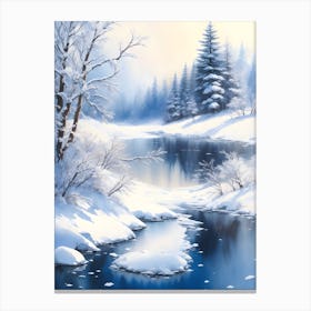 Winter Scenery Canvas Print