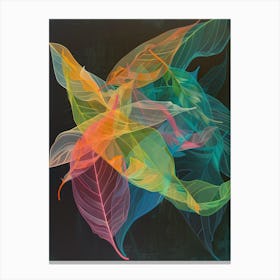 Abstract Leaves 1 Canvas Print