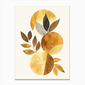 Gold Leaves 2 Canvas Print