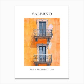 Salerno Travel And Architecture Poster 4 Canvas Print